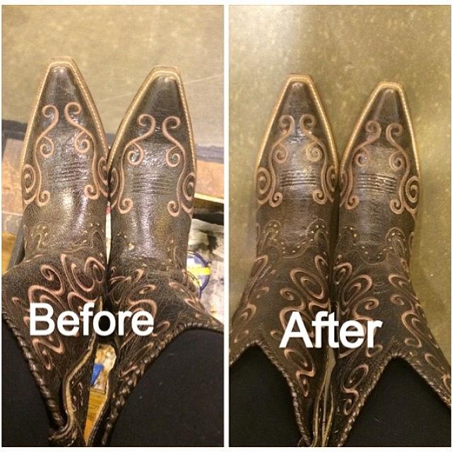 Boot Photograph - Got My #boots Shined! Trust Me Its A by Ava Barbin-king
