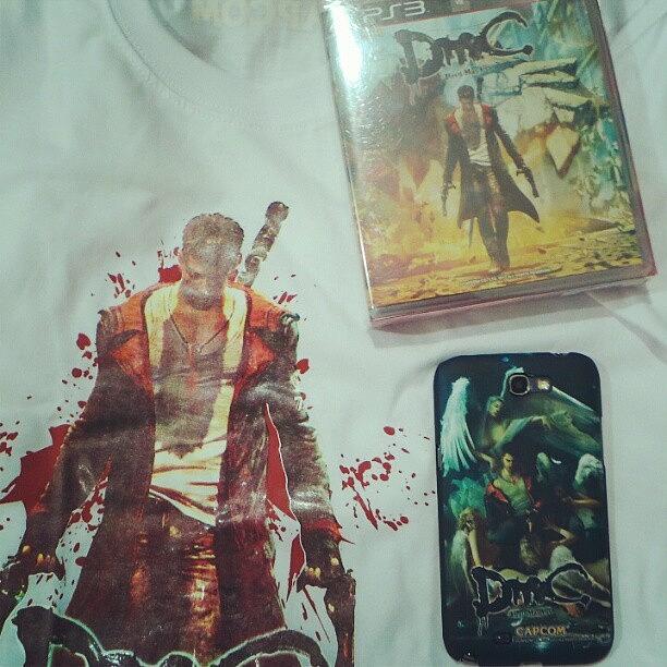 Got My Devil May Cry Game Along With A Photograph by Edgardo Cabrera