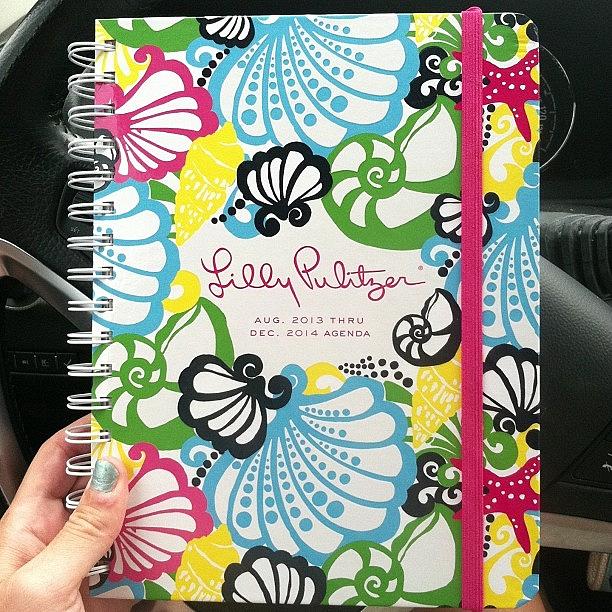 Got My Lilly Planner! All Ready For Photograph by Molly Brown