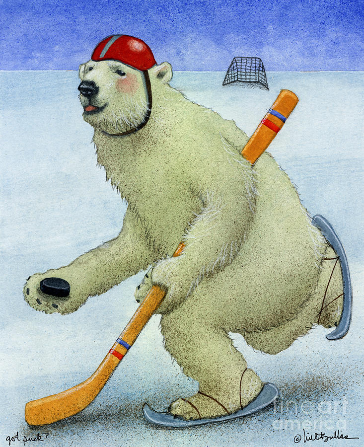 Wildlife Painting - Got Puck... by Will Bullas