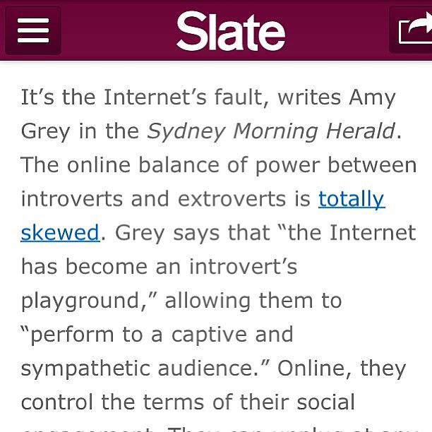 Got Quoted By Slate About An Article I Photograph by Amy Zilla