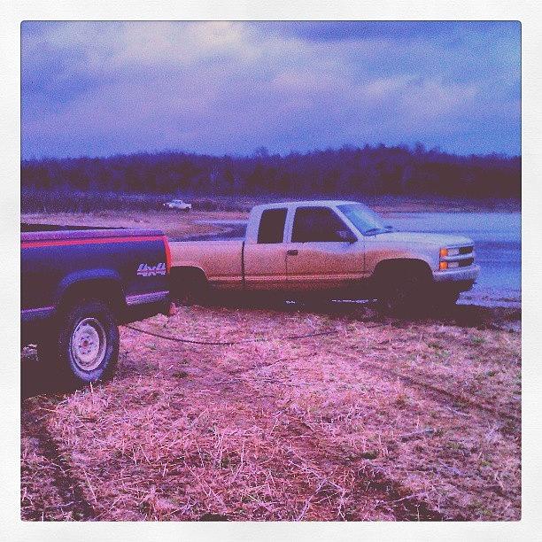 Arkansas Photograph - Got Stuck Muddin So We Needed A Tow by Timothy Vines