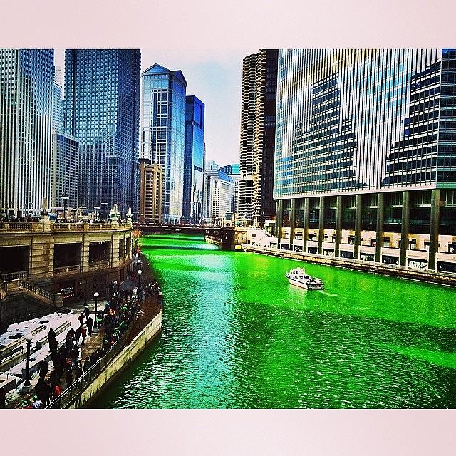 Chicago Photograph - Got To See The River Dyed Green For by Jennifer Gaida