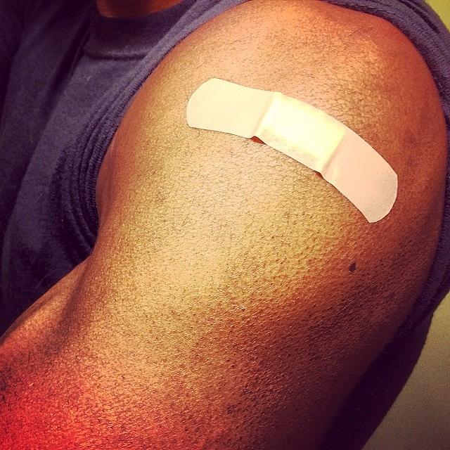 Immunized Photograph - Got Vaccinated For My Trip To Morocco by Marqise Allen
