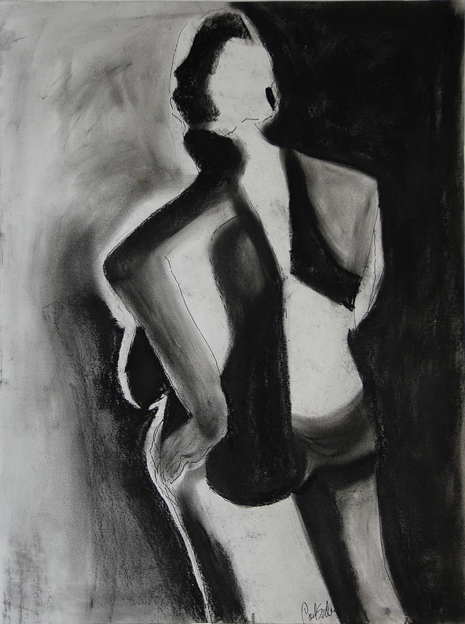 Woman Painting - Got Your Back by Carol Schindelheim
