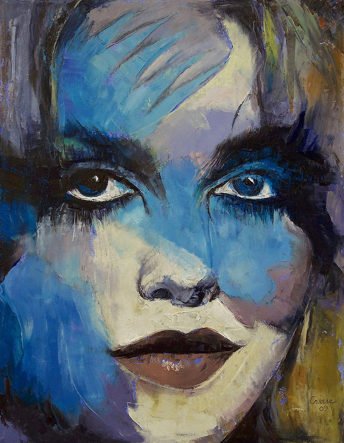 Goth Girl Painting by Michael Creese