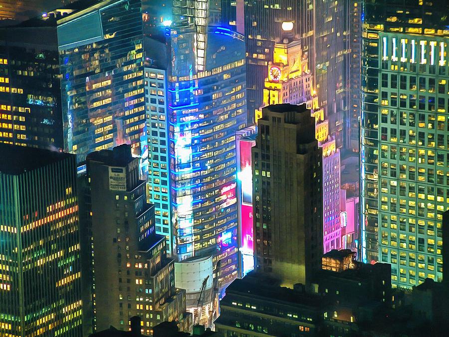 Gotham City New York City at night Photograph by Mick Flynn