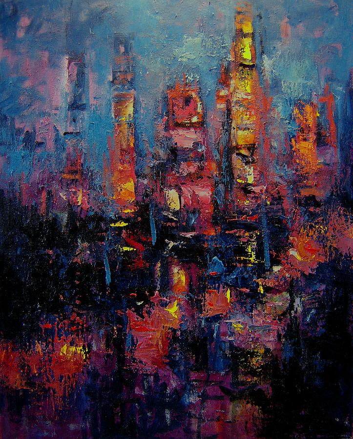 Gotham Painting by R W Goetting - Fine Art America