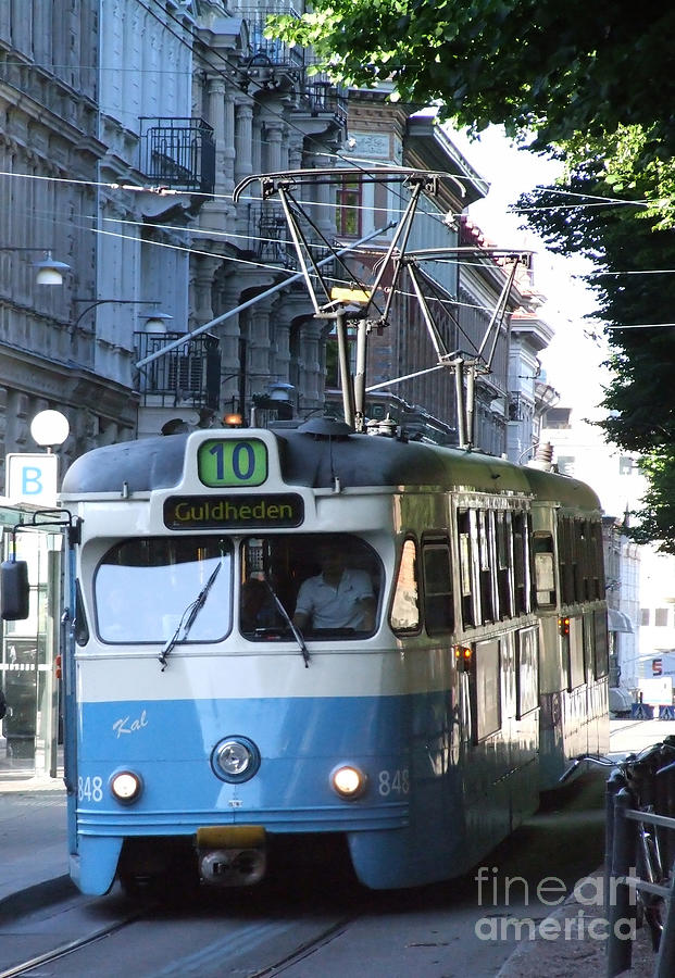 Architecture Photograph - Gothenburg tram 01 by Antony McAulay
