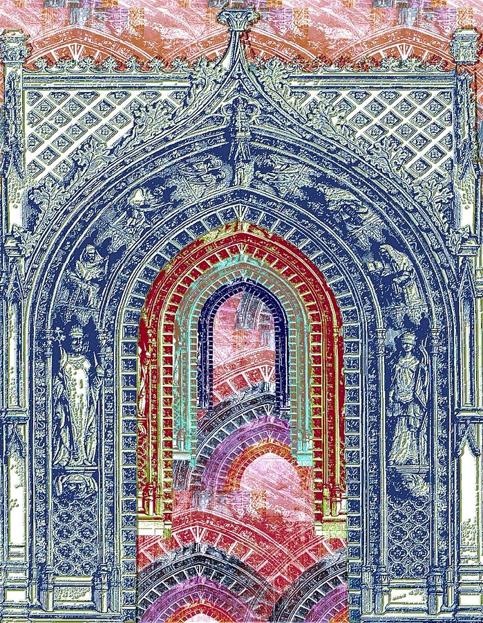 Gothic Arch Digital Art by John Madison