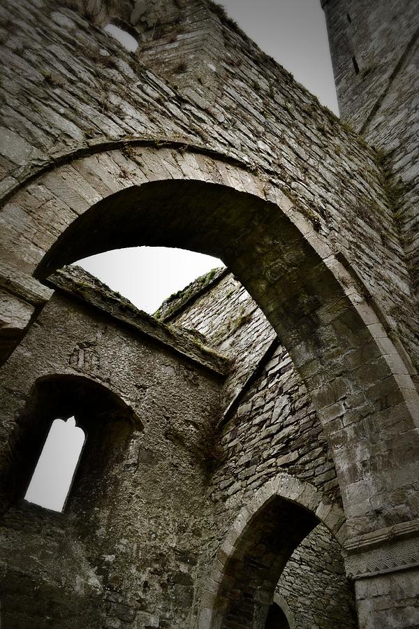 Gothic Arches at Jerpoint Abbey Photograph by Nadalyn Larsen