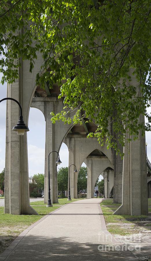 Gothic Arches Supporting the Waccamaw Bridge Photograph by MM Anderson