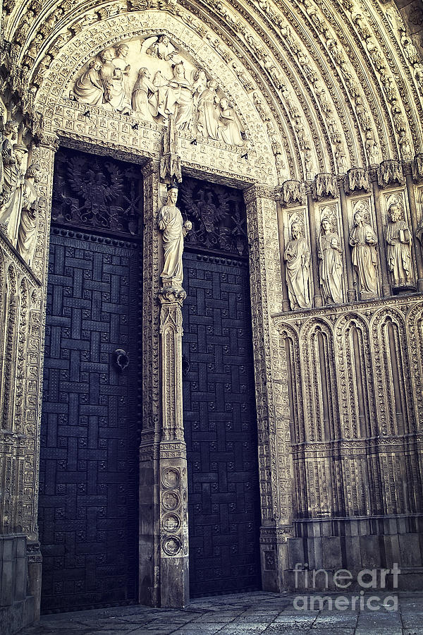 Architecture Photograph - Gothic Cathedral Toledo by Ivy Ho