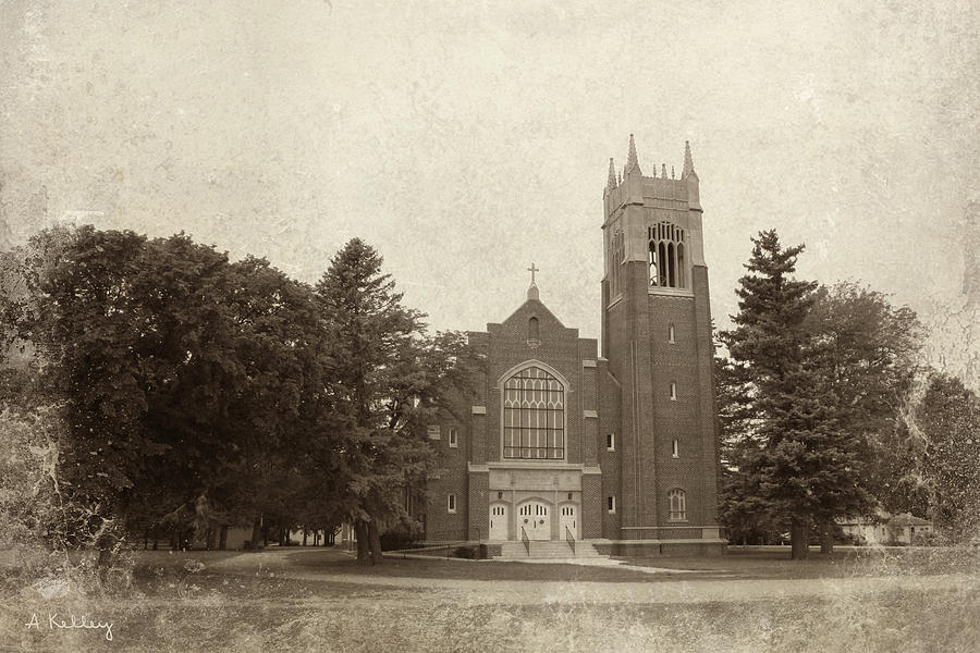 Gothic Church Anselmo Nebraska Photograph by Andrea Kelley Fine Art