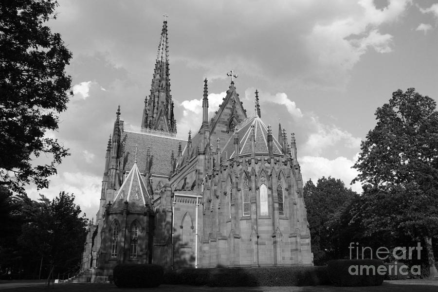Gothic Church In Black and White Photograph by John Telfer