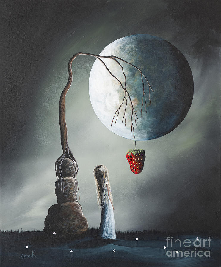 Gothic Fantasy Art by Shawna Erback So Tempting Painting by Moonlight Art Parlour