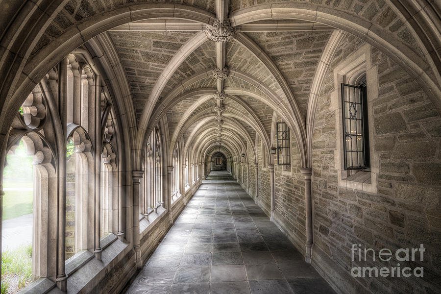 Gothic Hall at Princeton NJ Photograph by Michael Ver Sprill