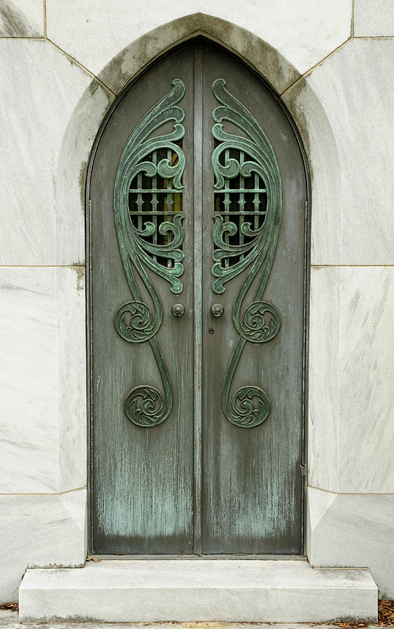 Gothic Mausoleum Entrance Photograph by Bradford Martin