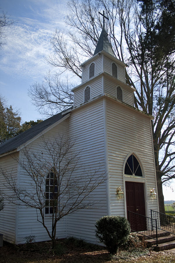 Gothic Revival United Methodist Church Belle Mina Alabama Photograph by Kathy Clark