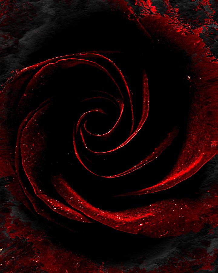 Gothic Rose Digital Art by Mimulux Patricia No