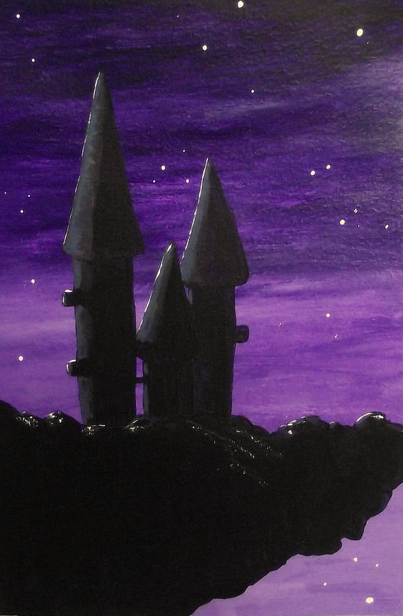 Landscape Painting - Gothic Towers by Sandy Wager