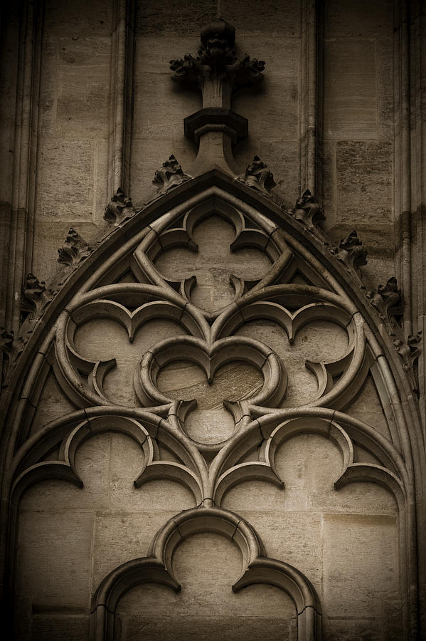 Gothic Tracery Photograph by Maria Heyens