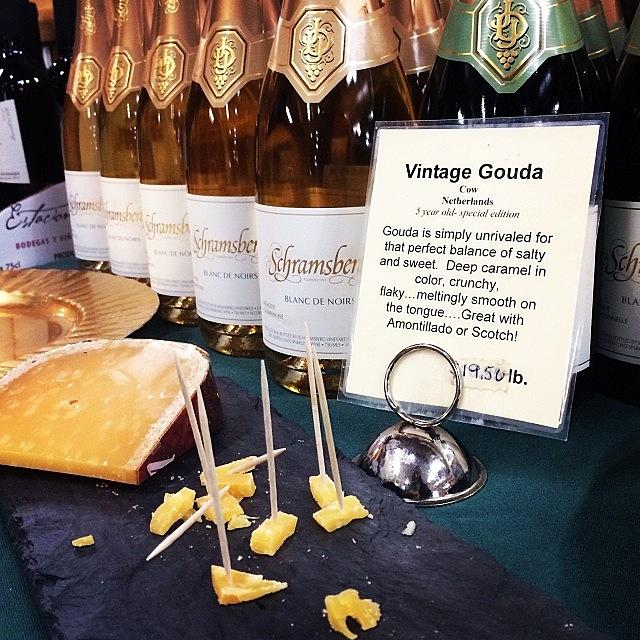 Gouda And Wine Samples? Yes, Please Photograph by Allison Clayton