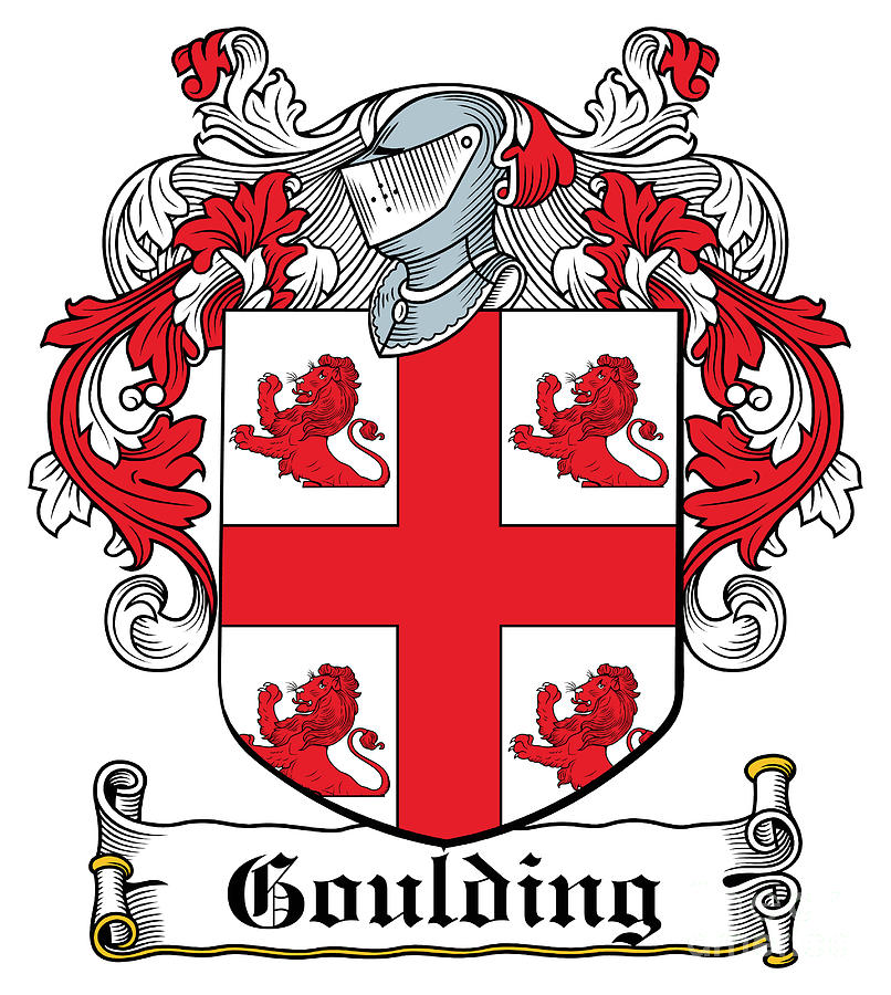 Goulding Coat of Arms Irish Digital Art by Heraldry - Fine Art America