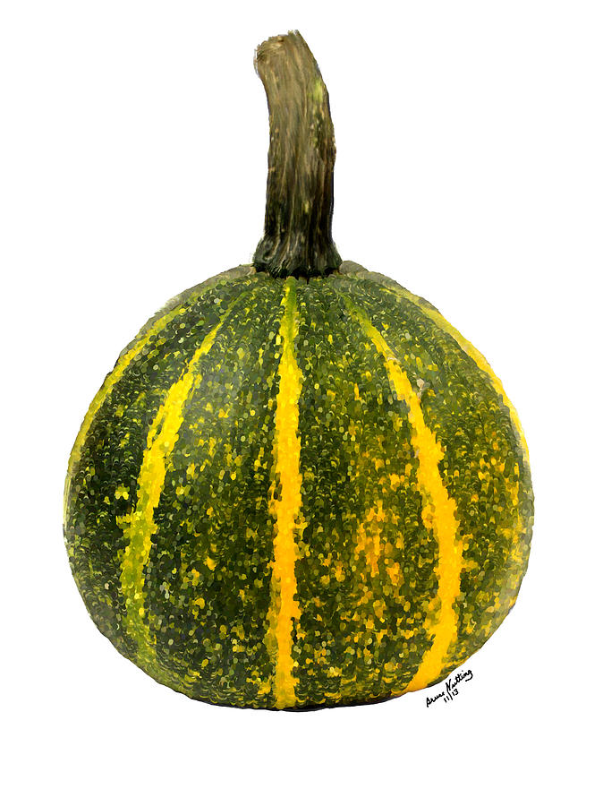 Gourd Painting by Bruce Nutting
