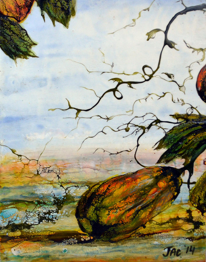 Gourds Painting by Jennifer  Creech