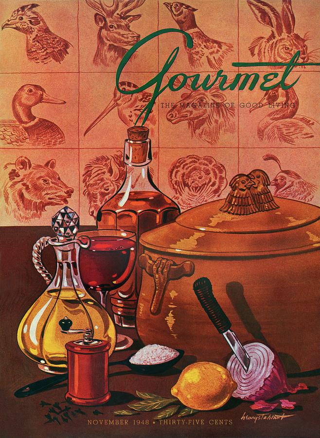 Gourmet Cover Featuring A Casserole Pot Photograph by Henry Stahlhut