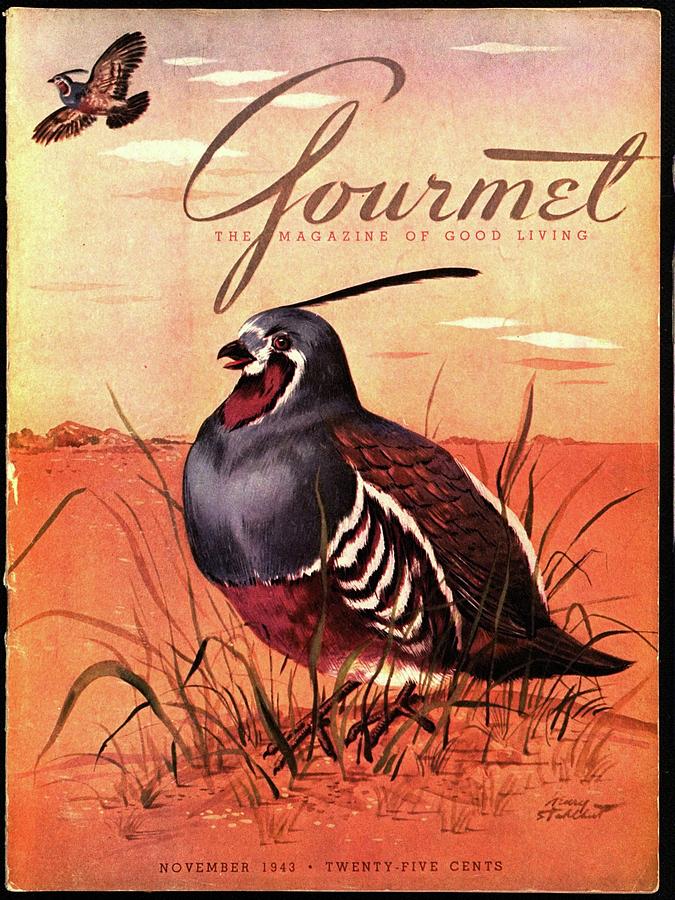 Gourmet Cover Featuring A Quail Photograph by Henry Stahlhut