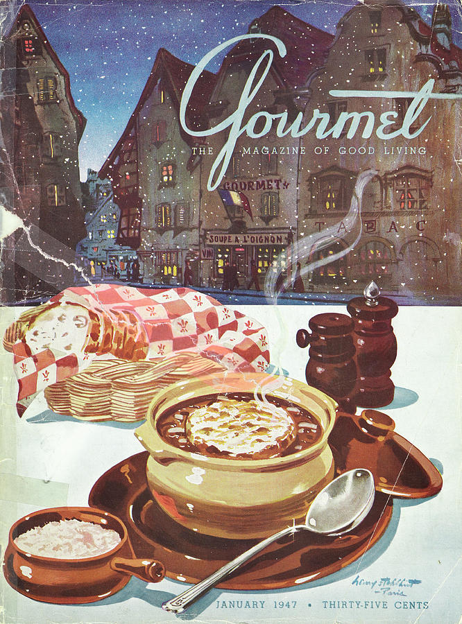 Gourmet Cover Of Onion Soup Photograph by Henry Stahlhut