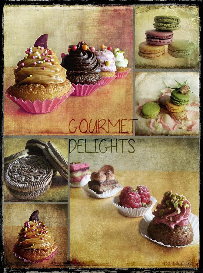 Gourmet Delights - collage Photograph by Barbara Orenya