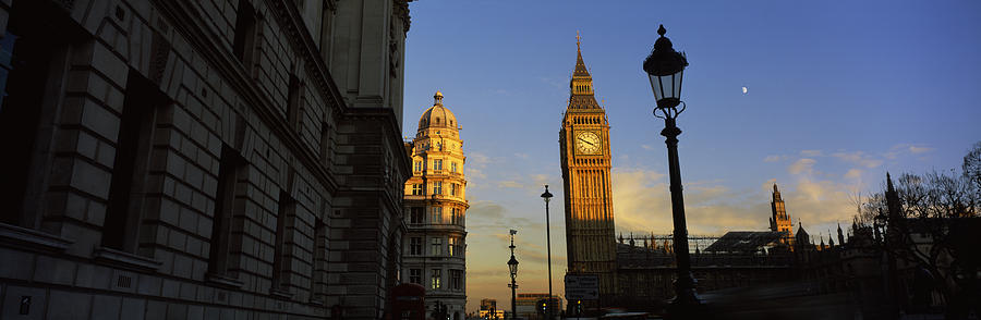 Government Building With A Clock Tower Photograph by Panoramic Images