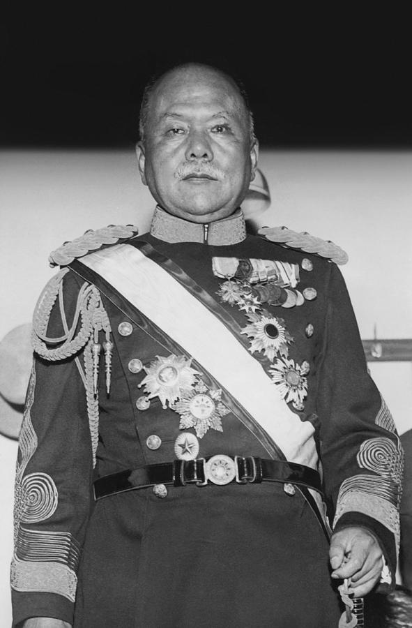 Black And White Photograph - Governor General of Korea by Underwood Archives