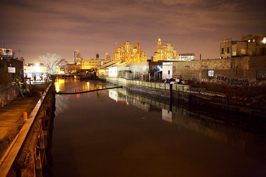 Gowanus Canal Night Photograph by Keith Thomson