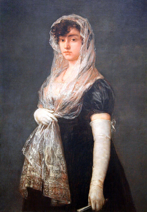 Goyas Young Lady Wearing A Mantilla Photograph by Cora Wandel