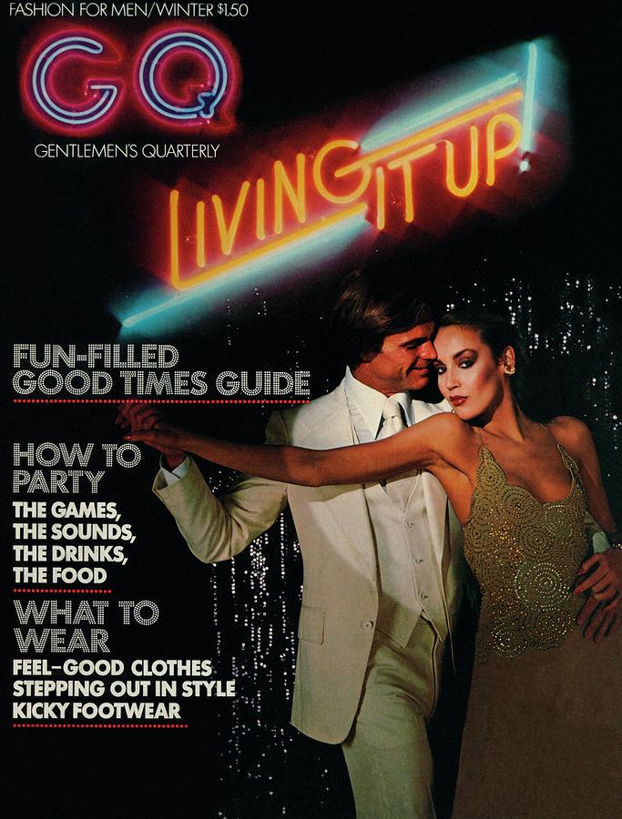 Gq Cover Of A Couple In Disco Setting Photograph by Chris Von Wangenheim Gq Cover Of A Couple In Disco Setting Photograph by Chris Von Wangenheim