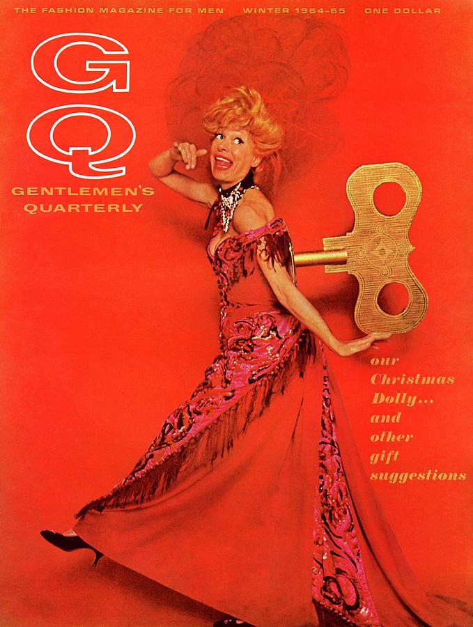 Gq Cover Of Carol Channing As A Windup hello Photograph by Chadwick Hall