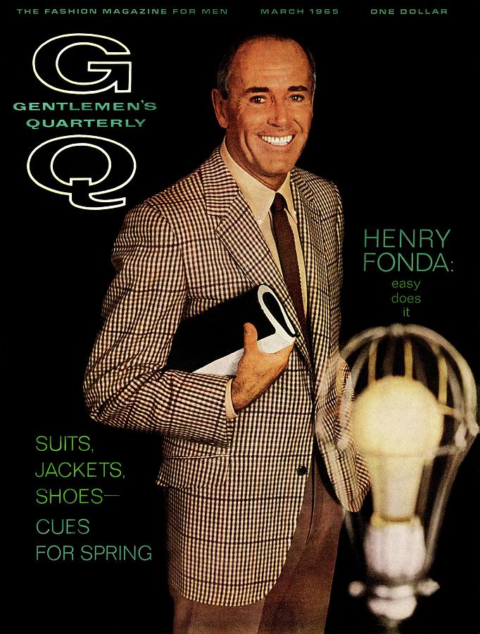 Gq Cover Of Henry Fonda Photograph by Chadwick Hall