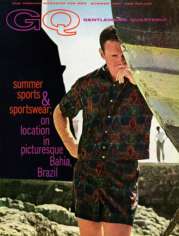 Gq Cover Of Male Model In Bahia Photograph by Chadwick Hall