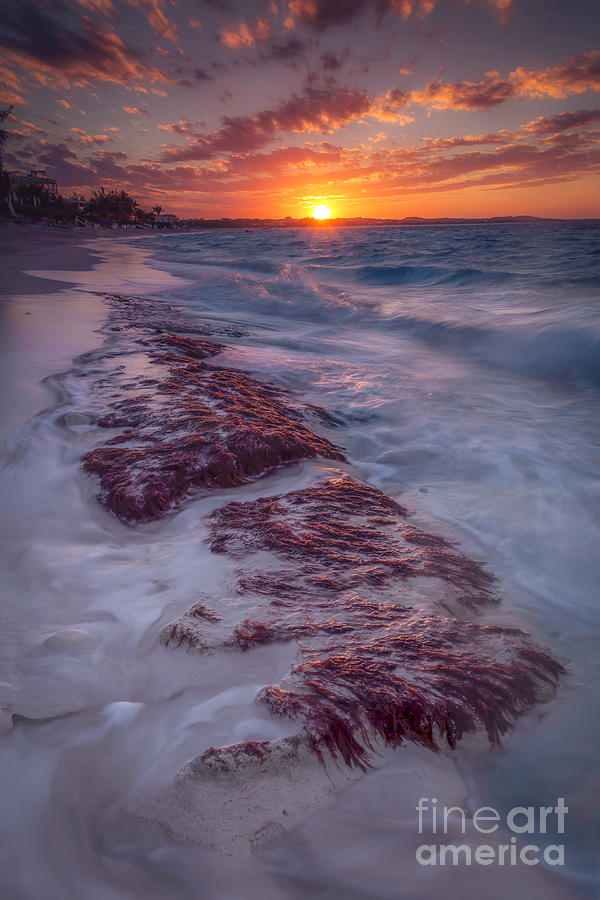 Sunset Photograph - Grace Bay Sunset by Marco Crupi