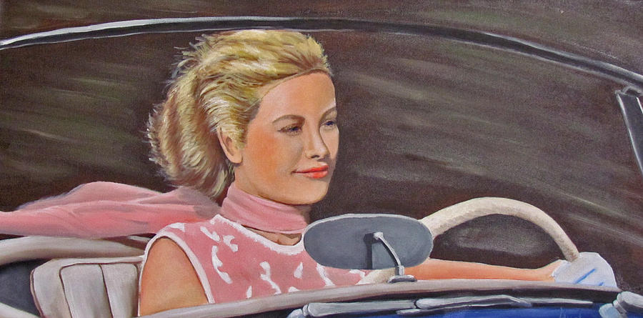 Grace Kelly - To Catch a Thief Painting by Kevin Hughes