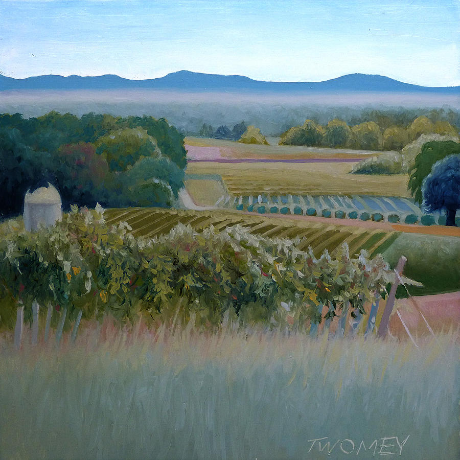 Fall Painting - Grace Vineyards No. 1 by Catherine Twomey