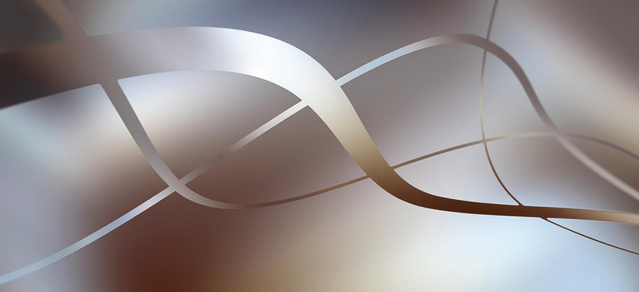 Graceful Lines Intertwined Digital Art by Ralf Hiemisch Graceful Lines Intertwined Digital Art by Ralf Hiemisch