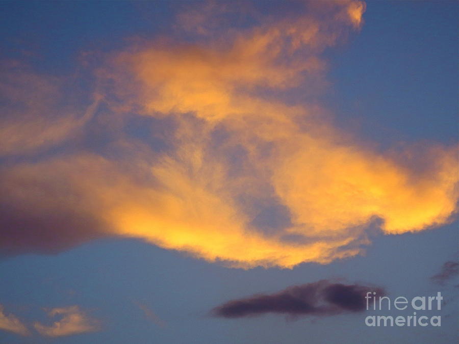 Graceful Sunset Clouds Photograph by Robert Birkenes