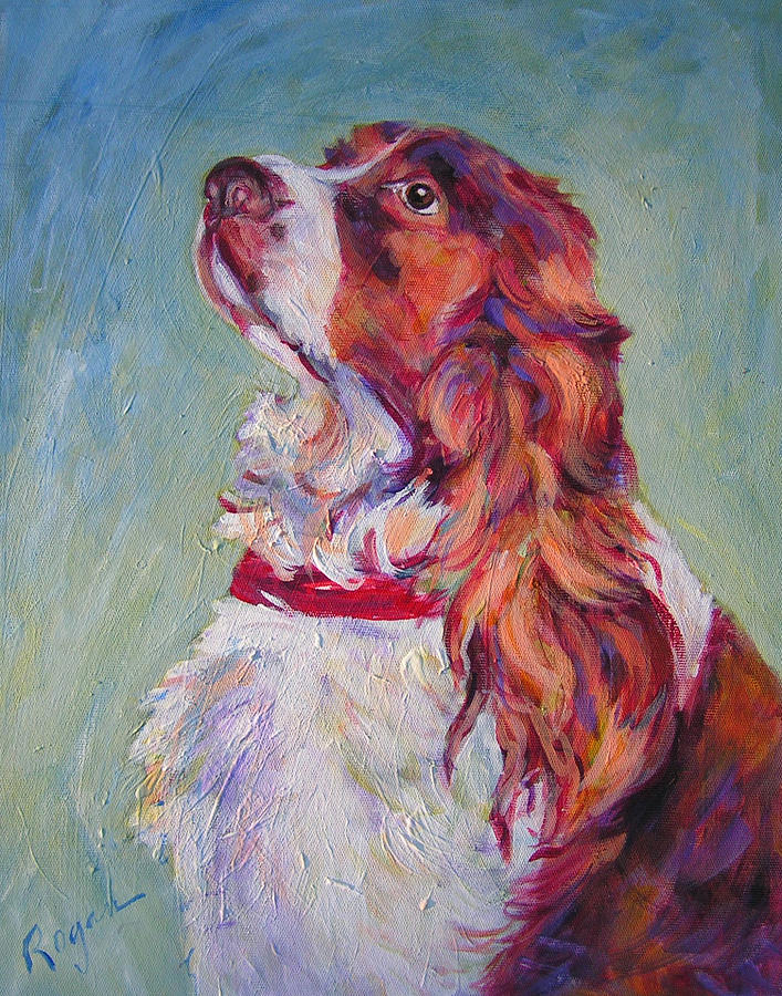Gracie Painting by Judy  Rogan