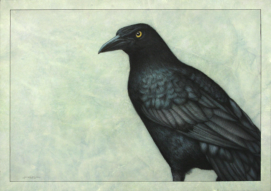 Grackle Painting - Grackle by James W Johnson Grackle Painting - Grackle by James W Johnson
