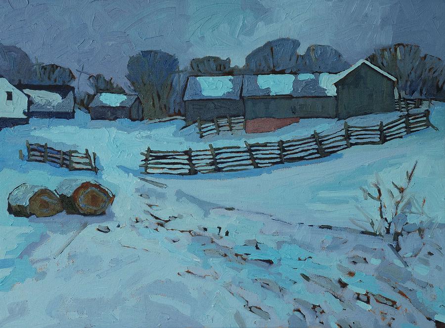 Impressionism Painting - Grady Road Farm by Phil Chadwick